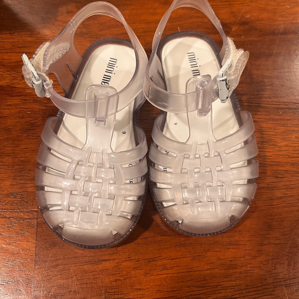 Mini Melissa Kids Transparent Jelly Sandals